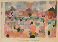 St. Germain près de Tunis (à l'intérieur des terres) by Paul Klee