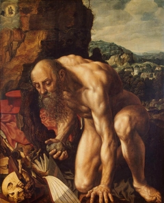 St Jerome by Jan Sanders van Hemessen