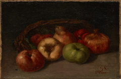 Still Life with Apples, Pear, and Pomegranates by Gustave Courbet