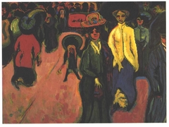 Street Dresden by Ernst Ludwig Kirchner