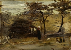 Studie naar de natuur by Willem Maris