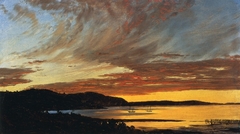 Sunset, Bar Harbor by Frederic Edwin Church