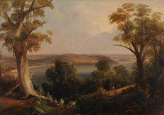 Sydney Harbour, from the eastern side of Rose Bay, above New South Head Road by Conrad Martens