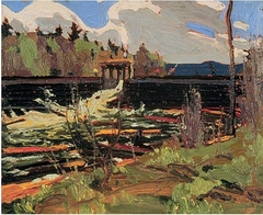 Tea Lake Dam by Tom Thomson