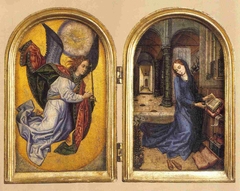 The Annunciation to Mary (Diptych) by Master of 1499