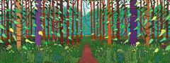 The Arrival of Spring in Woldgate, East Yorkshire in 2011(Twenty Eleven), Version 3 by David Hockney