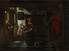 The Asparagus Vendor by Pieter de Hooch