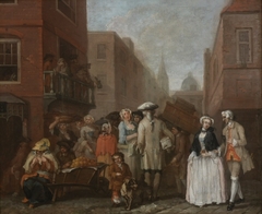 The Ballad Singer by William Hogarth