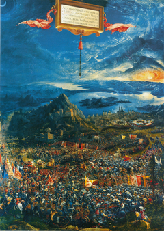 The Battle of Alexander at Issus by Albrecht Altdorfer