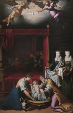 The Birth of the Virgin by Juan Pantoja de la Cruz