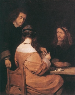 The Card Players by Gerard ter Borch