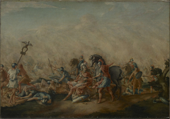 The Death of Paulus Aemilius at the Battle of Cannae by John Trumbull