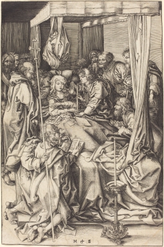 The Death of the Virgin by Martin Schongauer