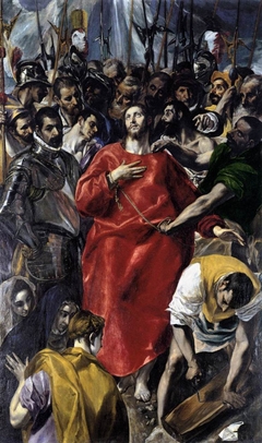 The Disrobing of Christ. Contini Bonacossi Collection by El Greco