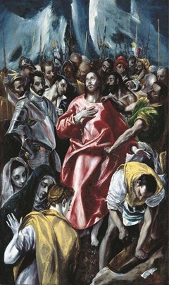 The Disrobing of Christ. Private collection by El Greco