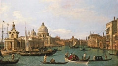 The Entrance to the Canal Grande at the Punta della Dogana and the Santa Maria della Salute by Canaletto