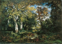 The Forest at Fontainebleau by Narcisse Virgilio Díaz