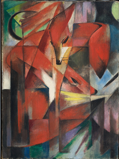 The Foxes by Franz Marc