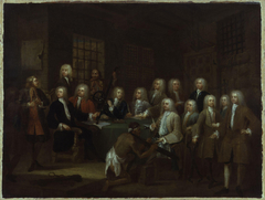 'The Gaols Committee of the House of Commons' by William Hogarth