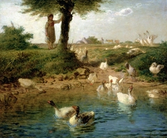 The Goosegirl by Jean-François Millet