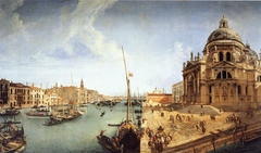 The Grand Canal with Santa Maria della Salute by Michele Marieschi