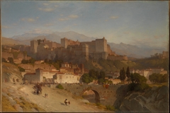 The Hill of the Alhambra, Granada by Samuel Colman