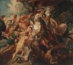 The Horrors of War, Sketch for Burghley House Mural by Thomas Stothard