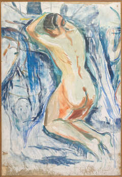 The Human Mountain: Kneeling Nude by Edvard Munch