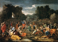 The Israelites gathering Manna in the Desert by Nicolas Poussin