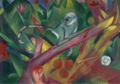 The little monkey by Franz Marc