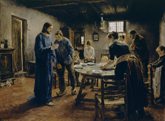 The Mealtime Prayer by Fritz von Uhde