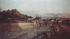 The Moat of the Zwinger in Dresden by Bernardo Bellotto