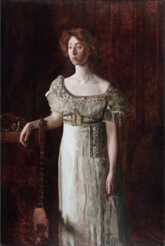 The Old-Fashioned Dress (Portrait of Helen Montanverde Parker) by Thomas Eakins