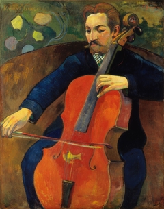 The Player Schneklud by Paul Gauguin