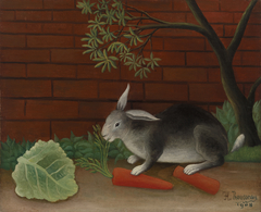 The Rabbit's Meal (Le Repas du lapin) by Henri Rousseau