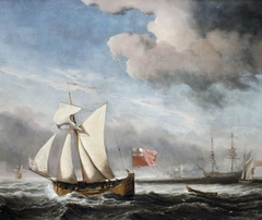 The 'Royal Escape' in a Breeze by Willem van de Velde the Younger