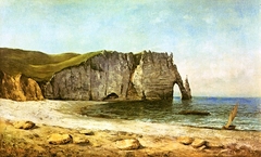 The Sea-Arch at Etretat by Gustave Courbet