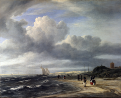 The Shore at Egmond aan Zee by Jacob van Ruisdael