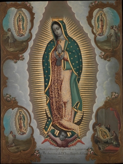 The Virgin of Guadalupe with the Four Apparitions by Nicolás Enríquez