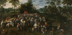 The Wedding Banquet by Jan Brueghel the Elder