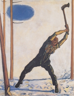 The Woodcutter by Ferdinand Hodler