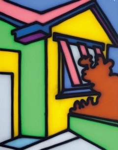 The Yellow Green House by Howard Arkley