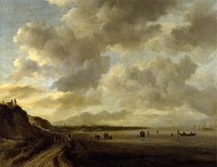 The Zuiderzee Coast near Muiden by Jacob van Ruisdael