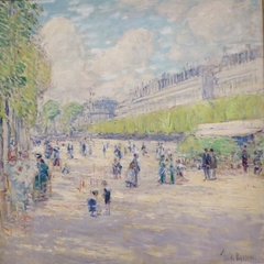 Tuileries Garden by Childe Hassam