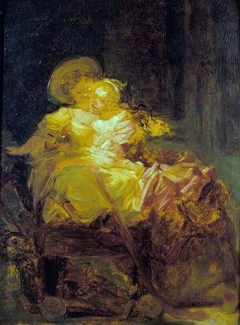 Two Sisters by Jean-Honoré Fragonard