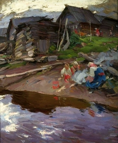 In the Evening by Abram Arkhipov