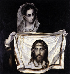 La Verónica con la Santa Faz by El Greco