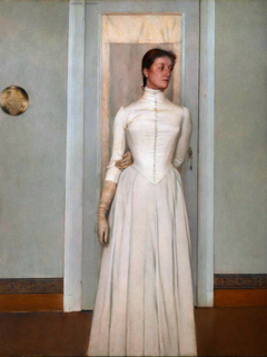 Portrait of Marguerite Khnopff by Fernand Khnopff