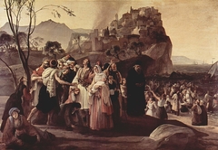 The Refugees of Parga by Francesco Hayez