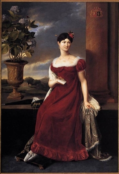 Portrait of Mary Lodge by Joseph-François Ducq